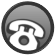 Graphic of a telephone